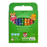 Carry-Along! Coloring Book and Crayon Set - Frosty Fun - Set of 9 Crayons