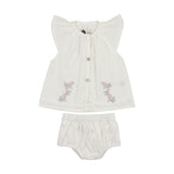 Delicate Floral Girls 2Pc Set