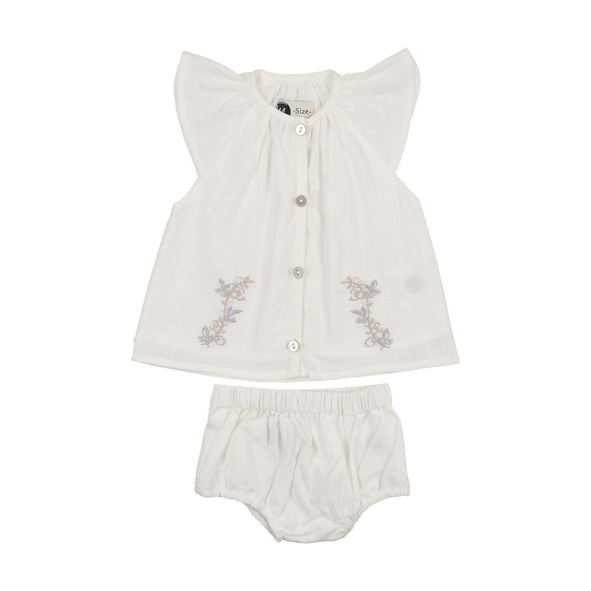 Delicate Floral Girls 2Pc Set