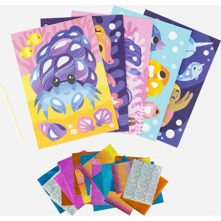 Tribe: Foil Art - Ocean Magic Activity Set