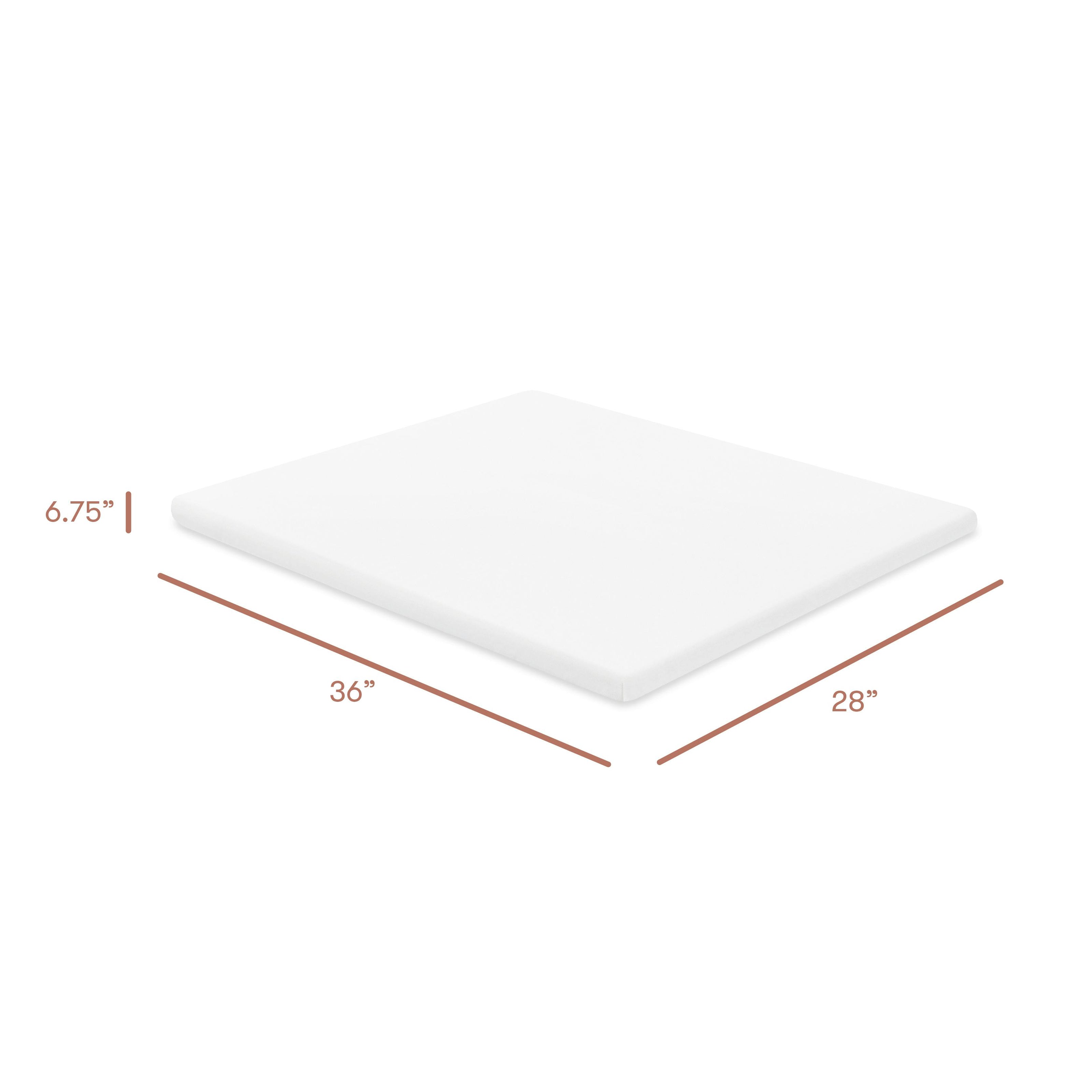 All-Stages Midi Crib Sheet in GOTS Certified Organic Brushed Cotton in Bright White