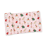 Christmas Dogs Pink - Swaddle Blanket