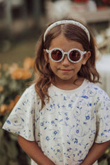Original Round | Flexible Polarized Sunglasses | Scandi Floral