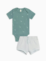 Organic Boy Bodysuit Set