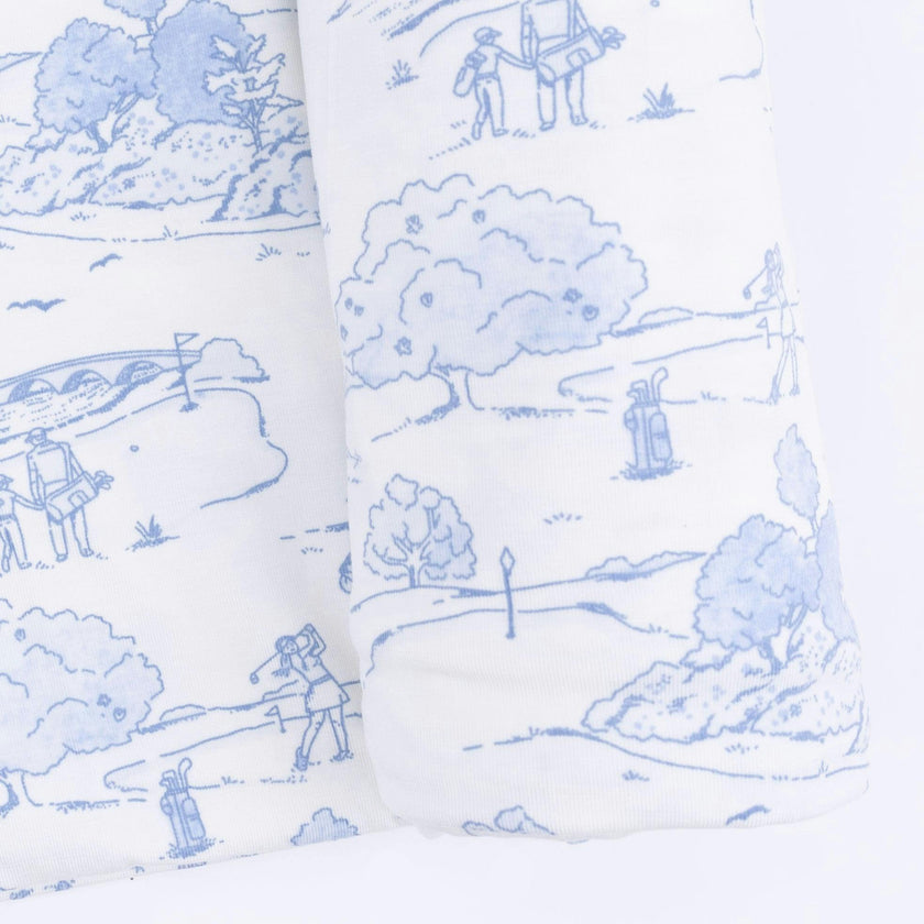 Golf Toile - Swaddle Blanket