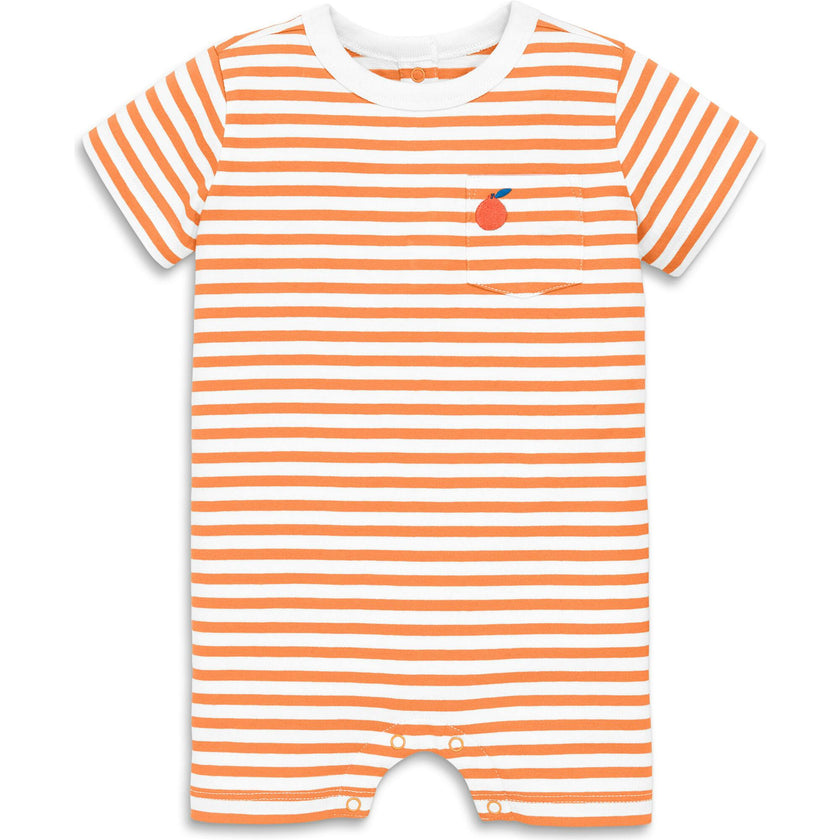 Baby embroidered stripe pocket shortie