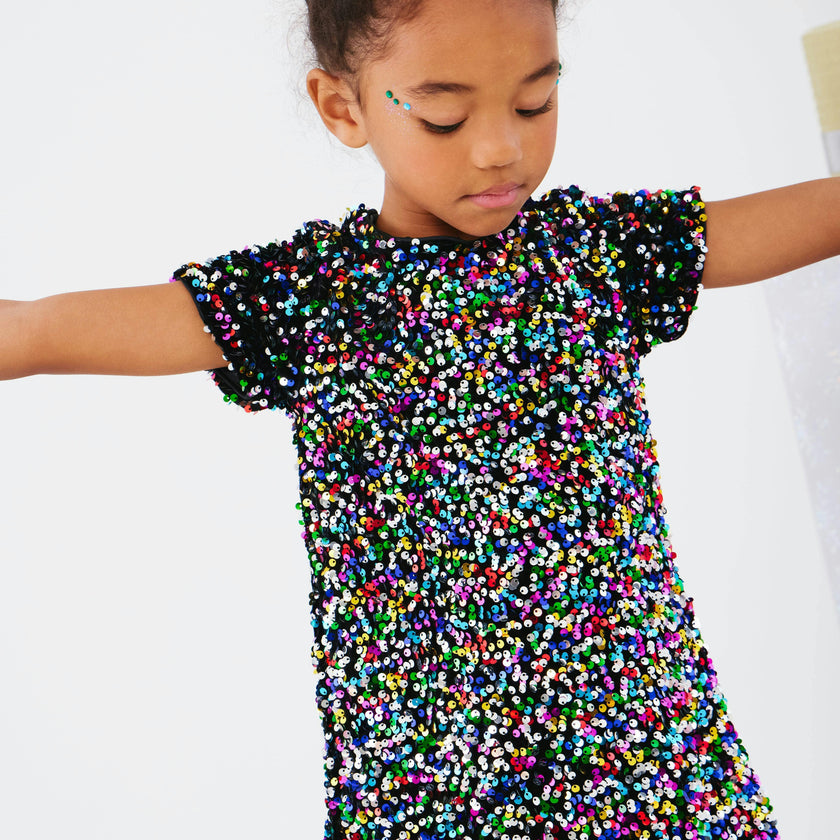 Shimmer Stardust Sequin Dress