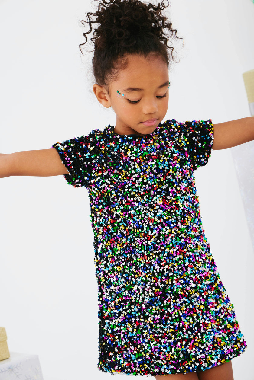 Shimmer Stardust Sequin Dress