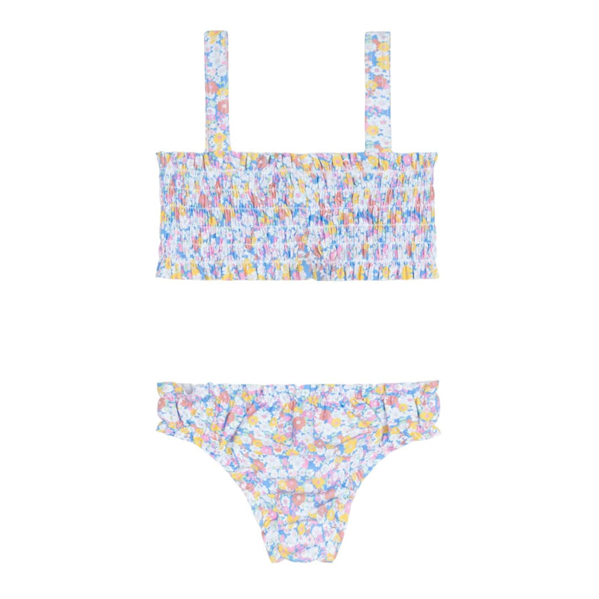 girls jasmine blossom smocked bikini