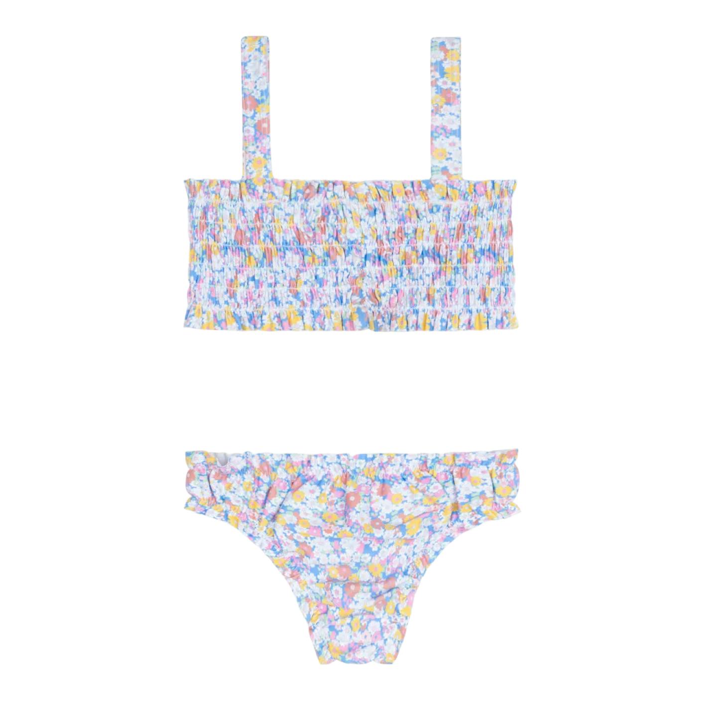 girls jasmine blossom smocked bikini