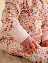 Quilted Growsuit Butterfly Print