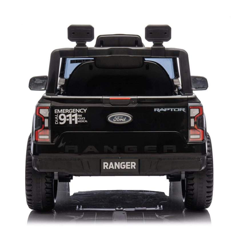 12V Licensed Ford Raptor Police Interceptor Kids Ride-On Truck