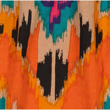 Mini Chantal Girls Dress Fiesta Sunset Ikat, orange