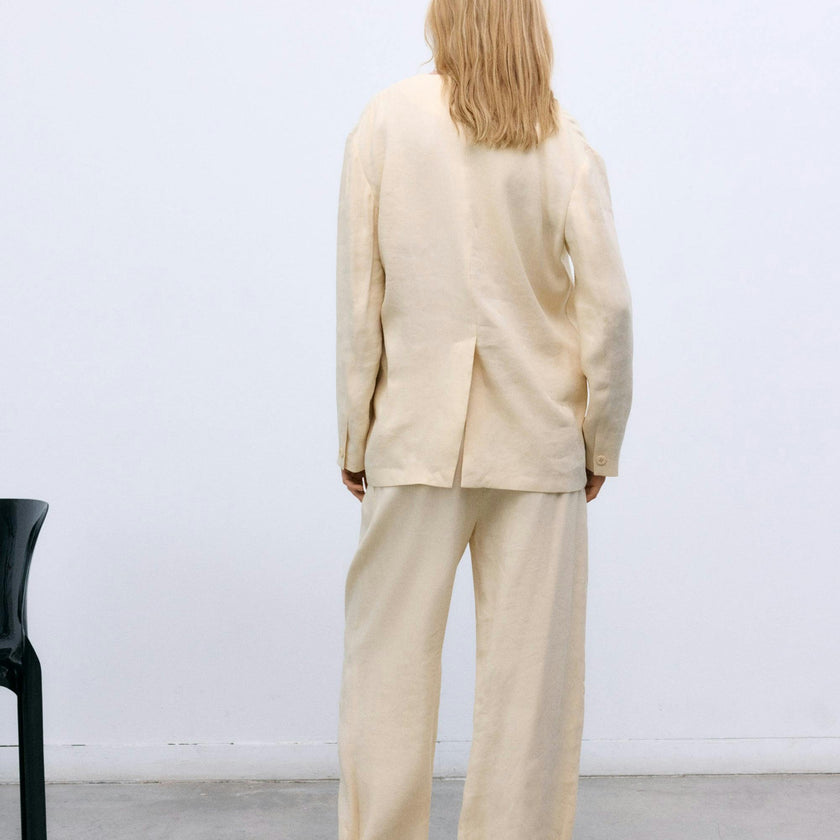 Luz Woman Pant Ecru