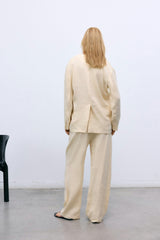 Luz Woman Pant Ecru