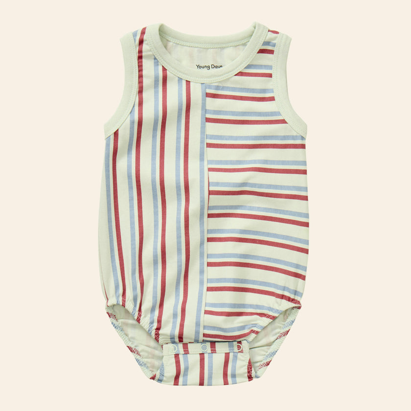 Stripe Mix Tank Onesie