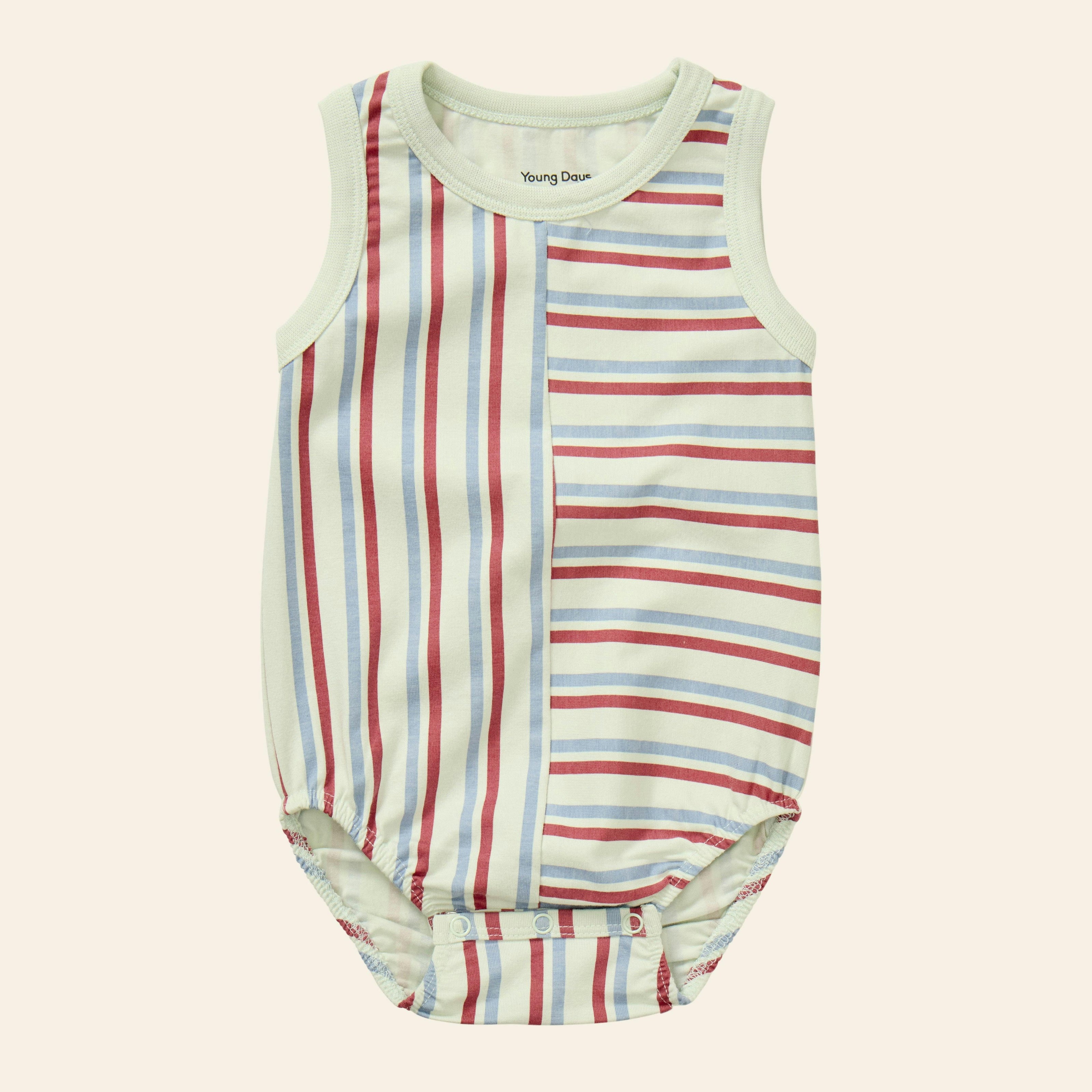 Stripe Mix Tank Onesie