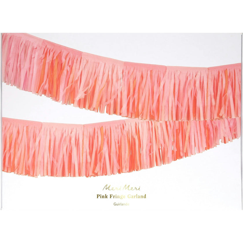 Pink Fringe Garland