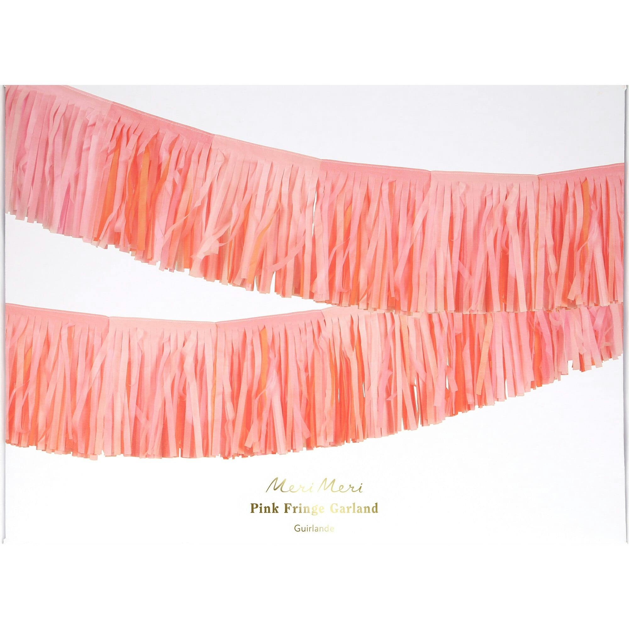 Pink Fringe Garland