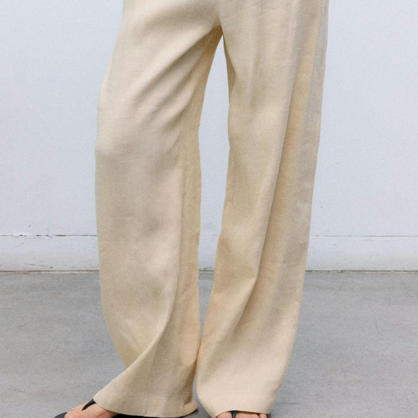 Luz Woman Pant Ecru