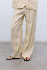 Luz Woman Pant Ecru