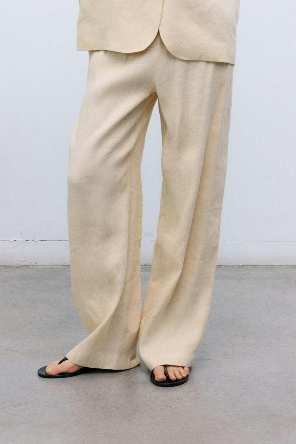 Luz Woman Pant Ecru