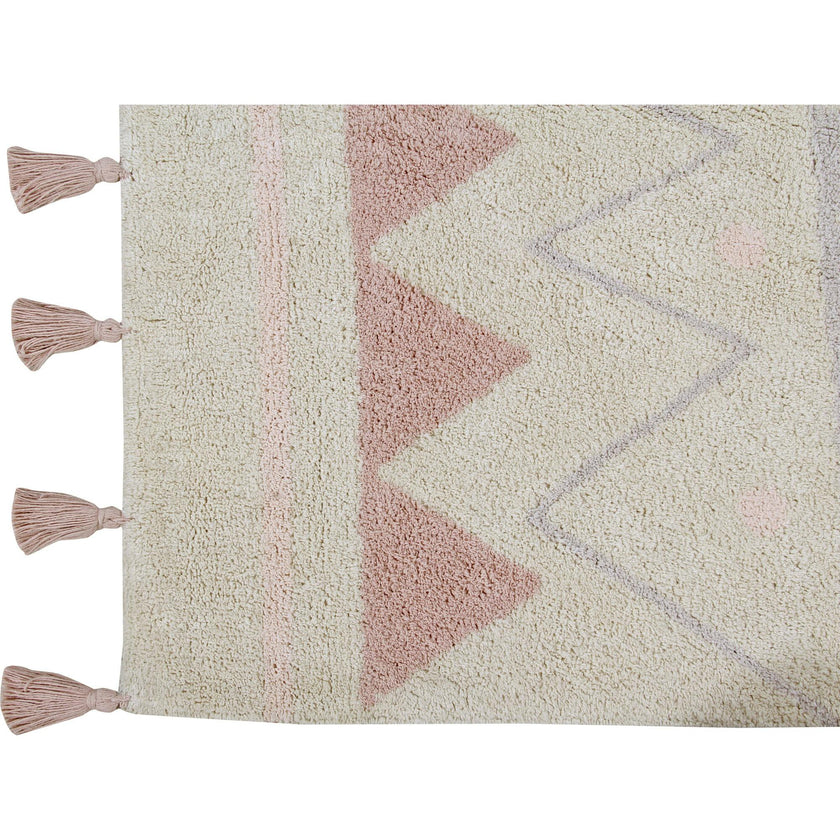 Azteca Natural Washable Rug, Multi
