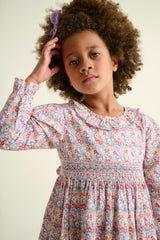 Smocked Girls Dress Coraline