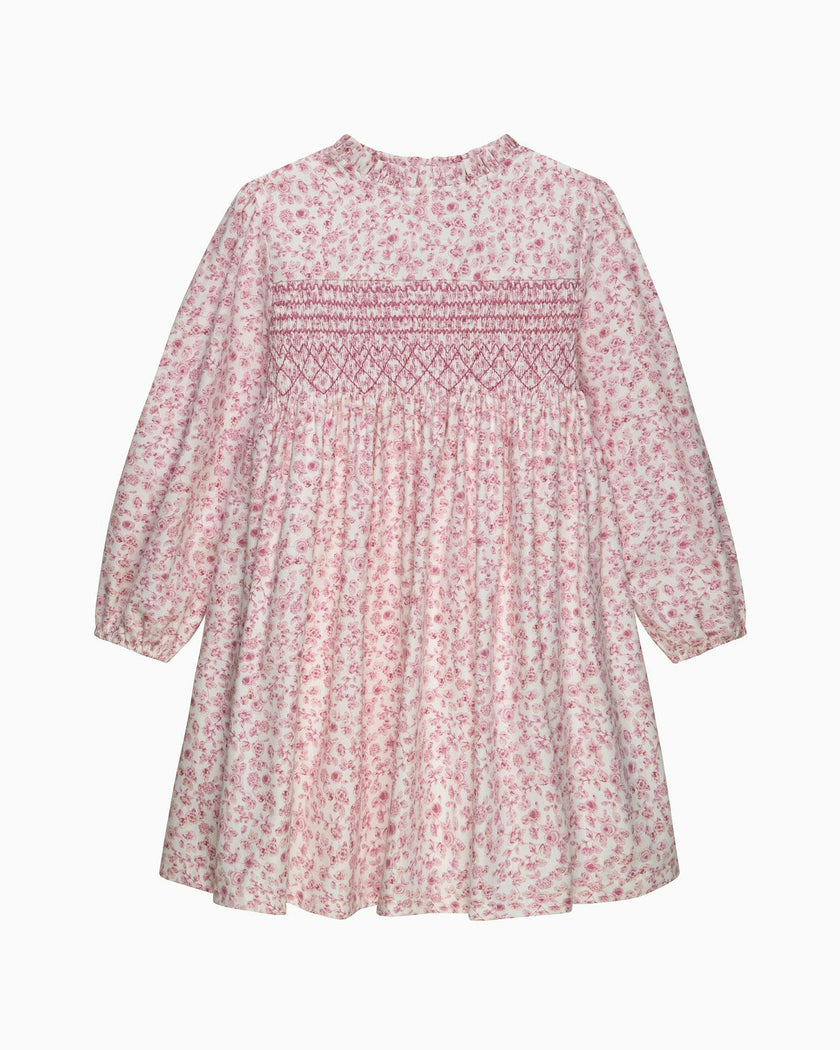 Edie Rose Floral Smocked Dress