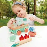 Hape: Solar Offroad Adventure - 11pc Wooden Nature & Hazard Toy Car