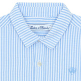 TARTINE ET CHOCOLAT Azure Stripes Collared Shirt