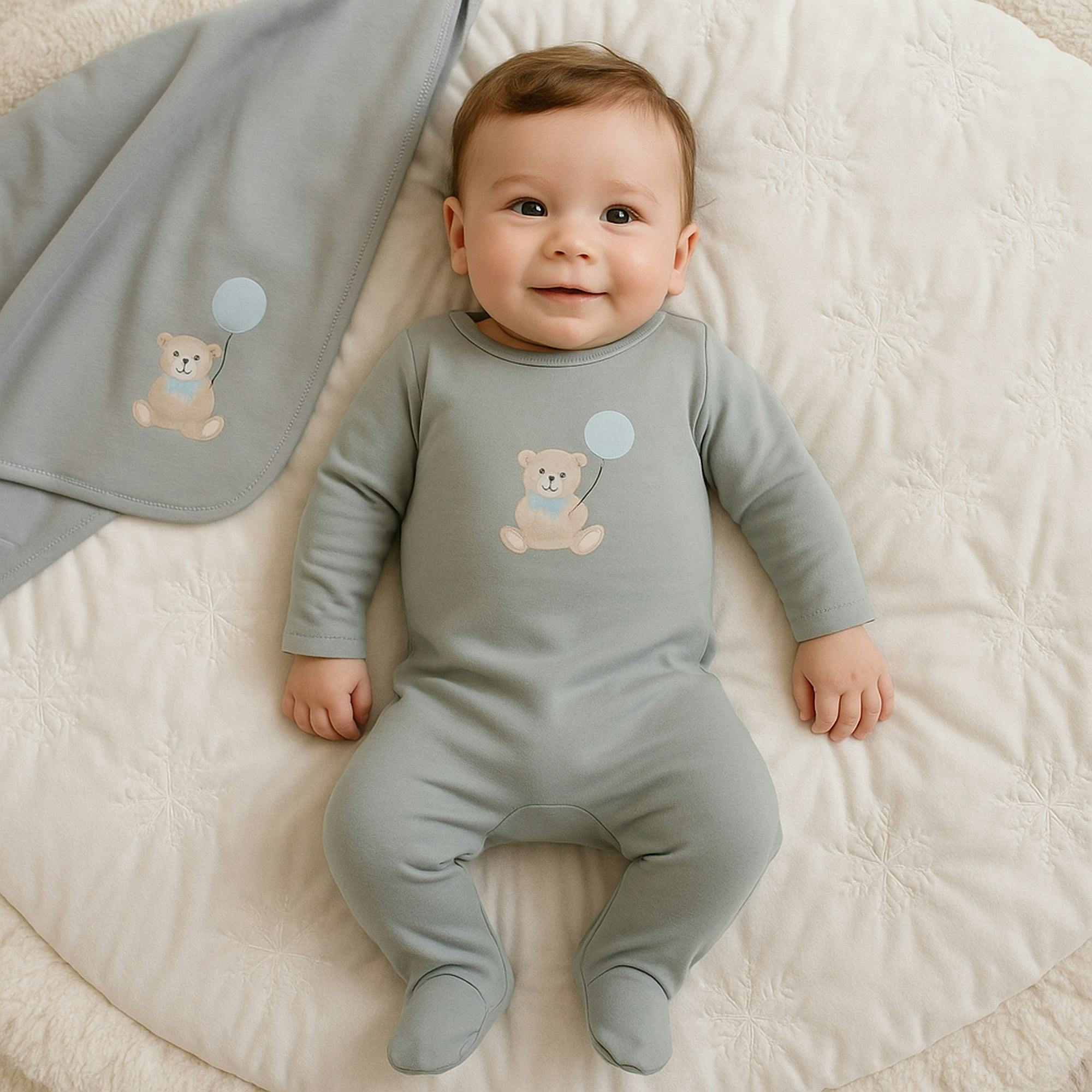 Teddy Printed Footie