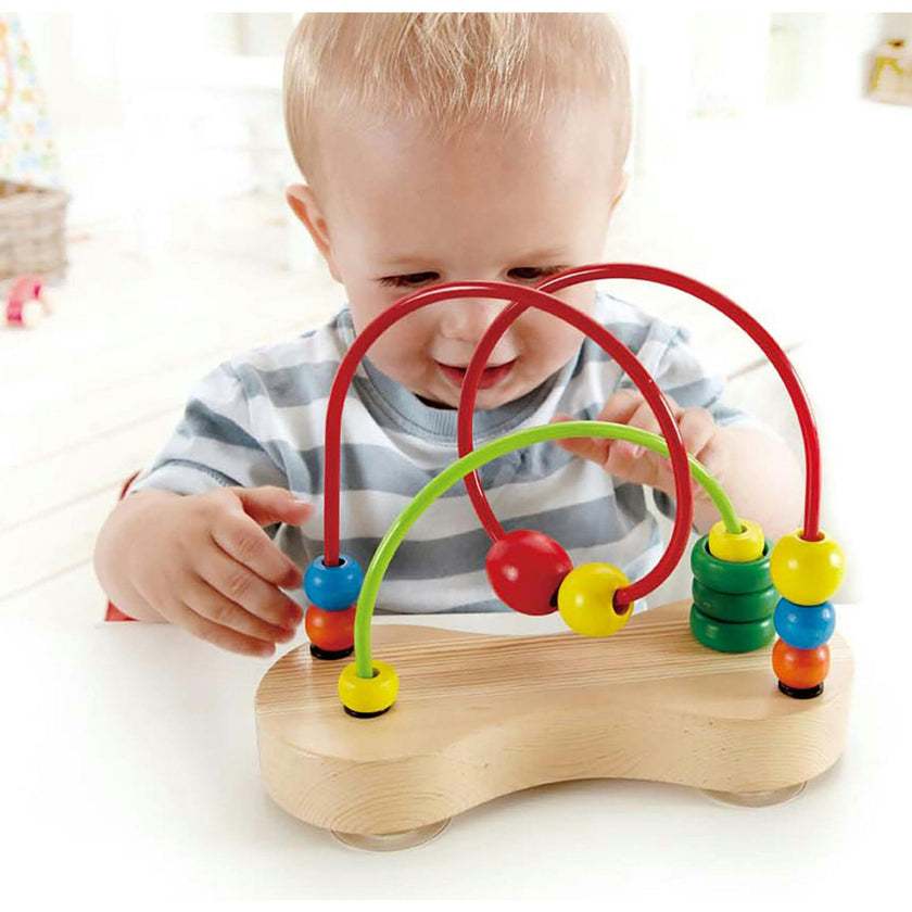Double Bubble Wooden Bead Maze for Toddler