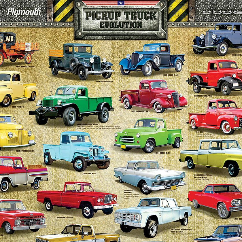 Evolution: Pickup Truck - 1000 pc Puzzle