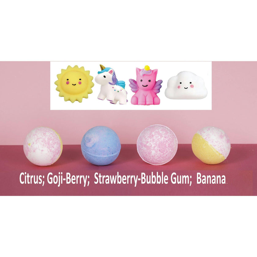 Don't Quit Your Day Dream Bath Bomb Box Set, with Surprise Squishie Inside