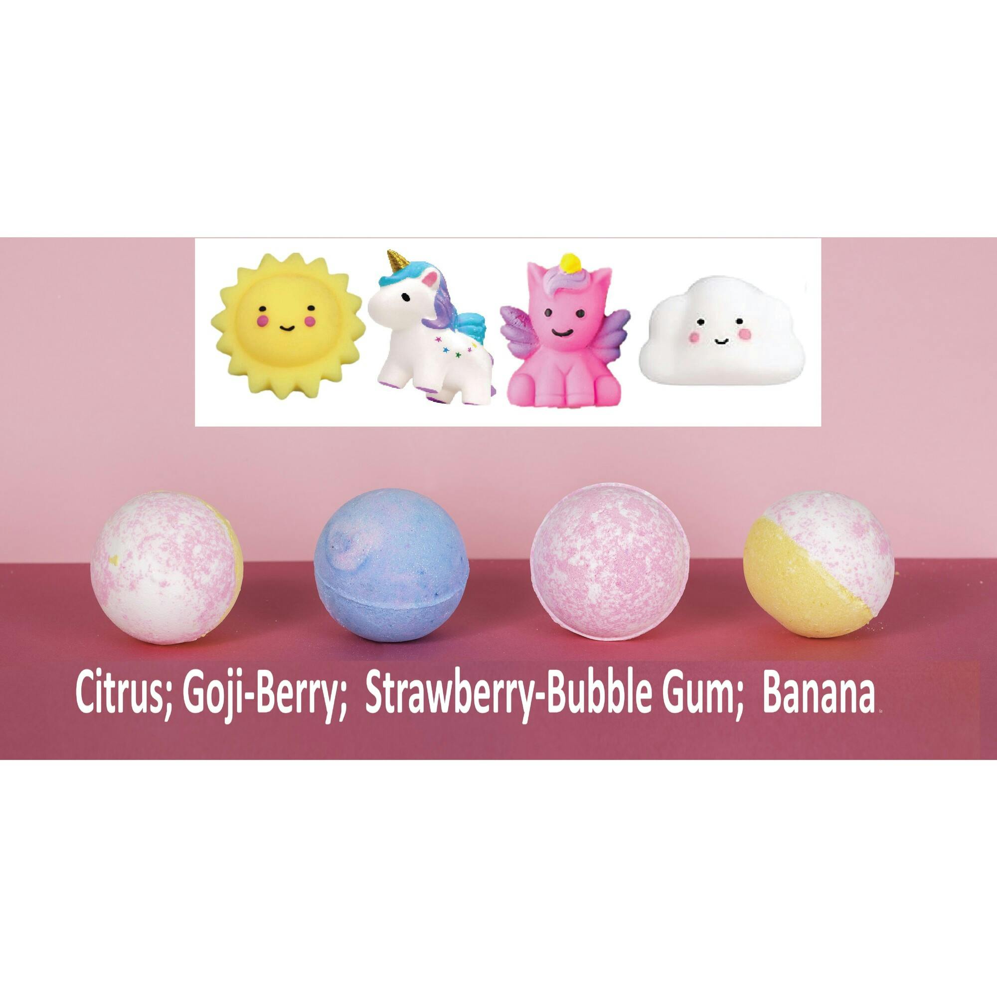Don't Quit Your Day Dream Bath Bomb Box Set, with Surprise Squishie Inside