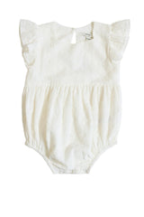 Baby Alaina Romper in Ivory