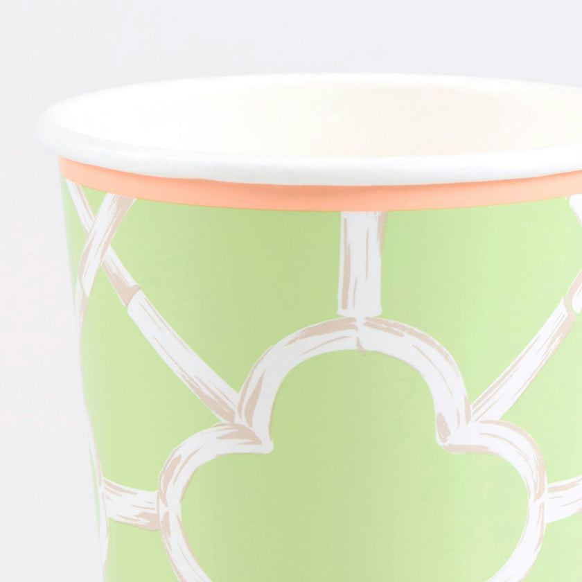 Bamboo Pattern Cups