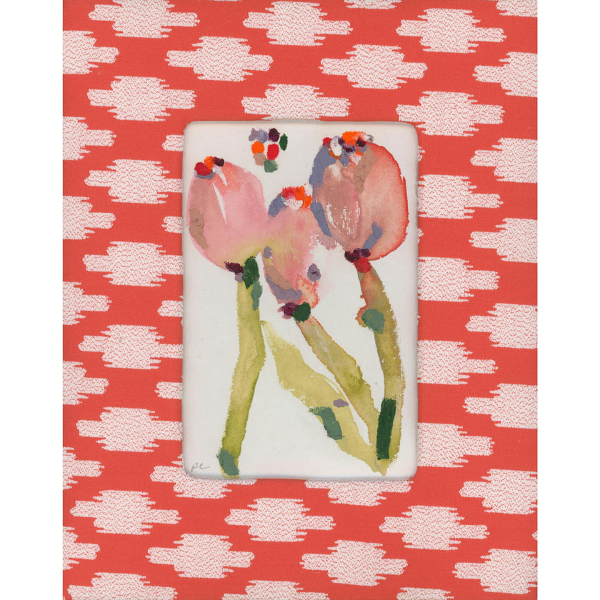 Slow Seeds No. 12 – Original Watercolor & Oil Pastel Painting