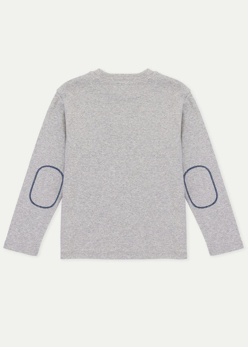 The Grey Cycling Dog Long Sleeve T-Shirt