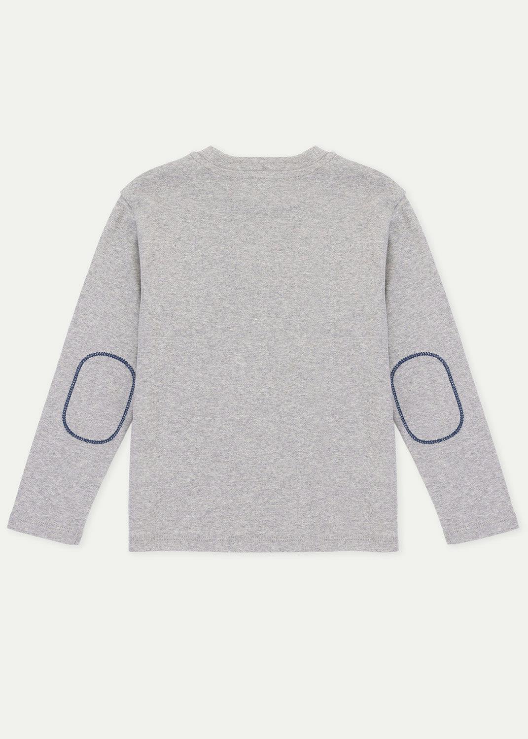 The Grey Cycling Dog Long Sleeve T-Shirt