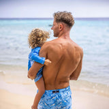 Men's Sustainable Comfort Lined Drawstring Swim Short