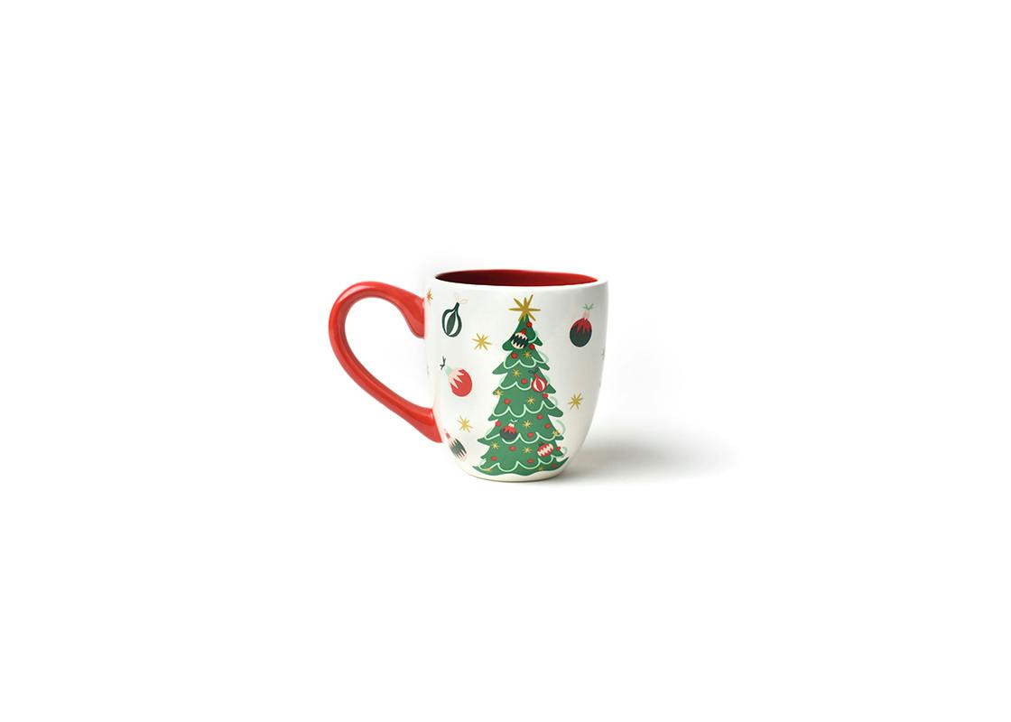 Vintage Trimmed Tree Mug