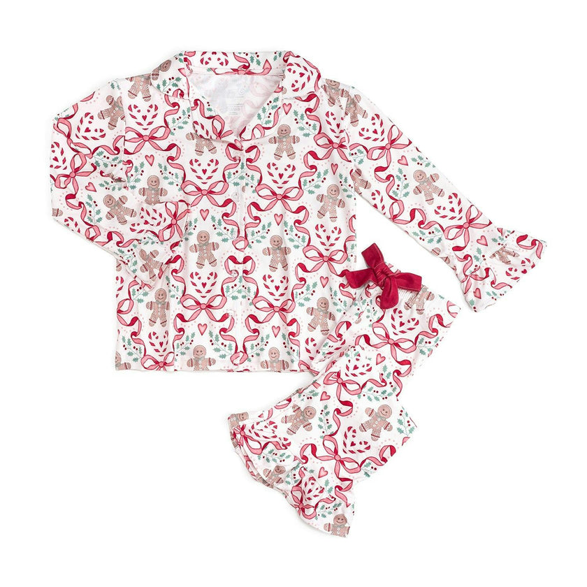Gingerbread Trellis Christmas Two-Piece Set
