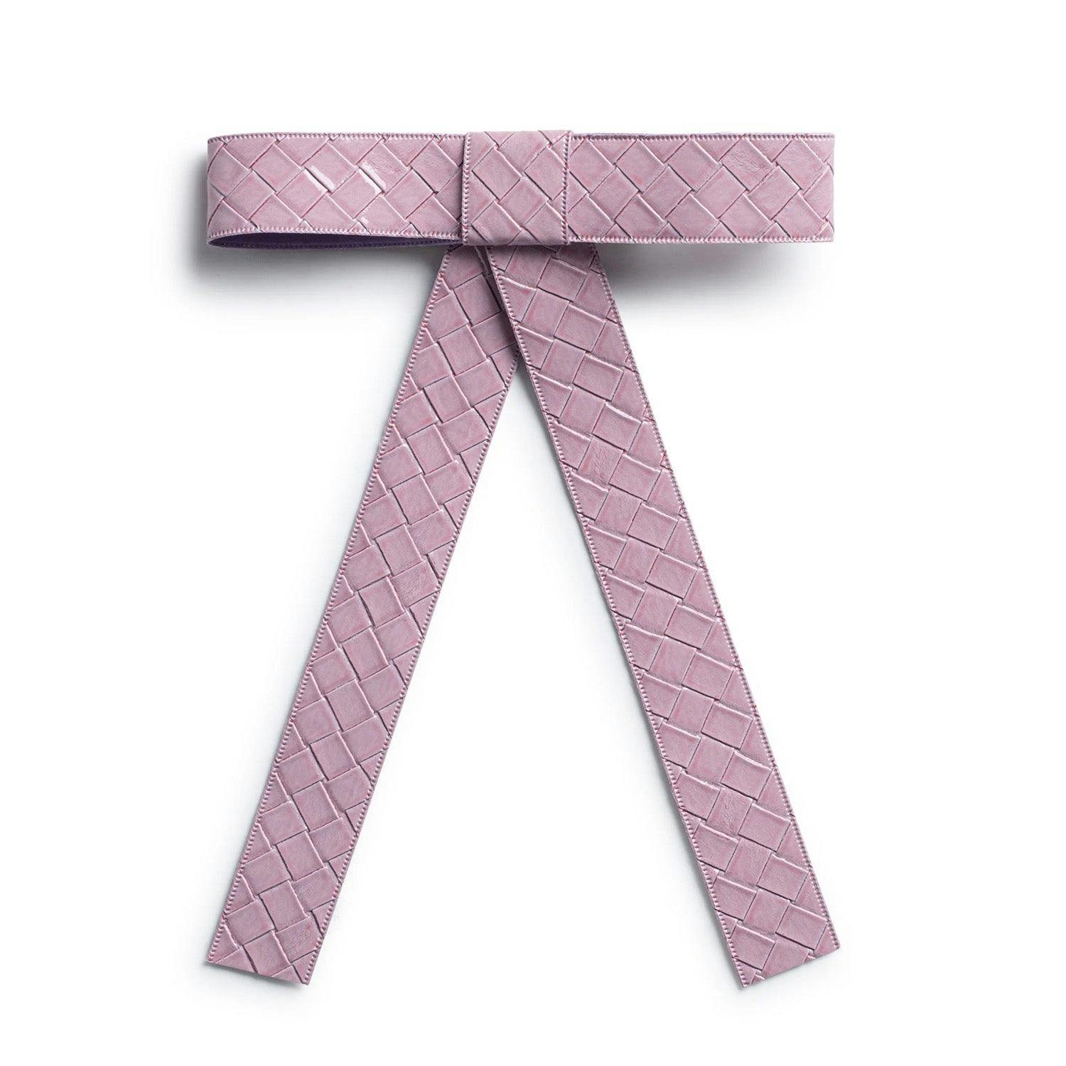 Halo Luxe Poppy Braided Woven Patent Clip - Lavender