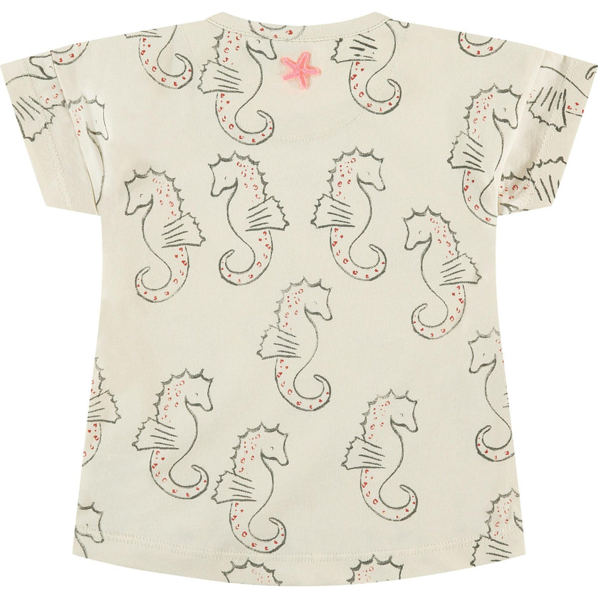 All-Over Illustration Graphic Print T-Shirt