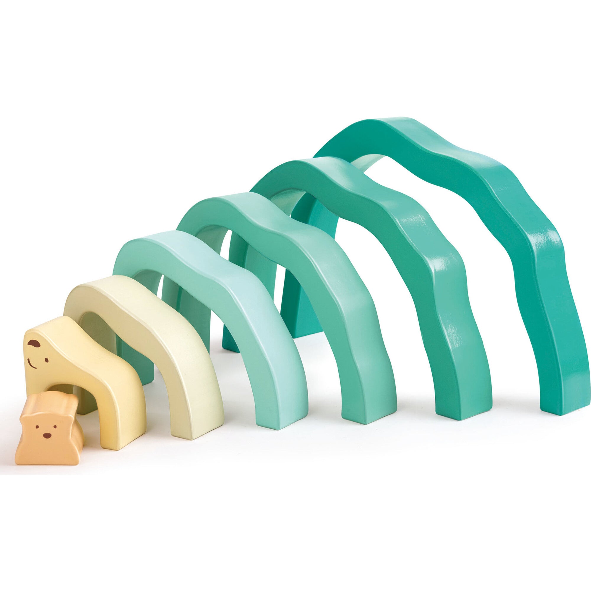 Hape: Arctic Polar Stacking Blocks - Wooden Nesting Toy