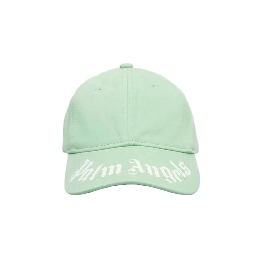Green Brushed Logo Baseball Cap