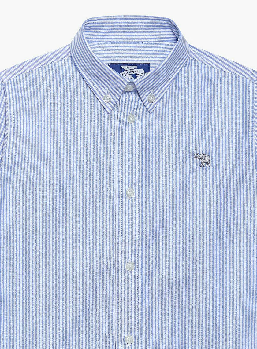 Thomas Shirt in Navy Striped