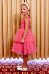 Mini Liza Dress in Pink